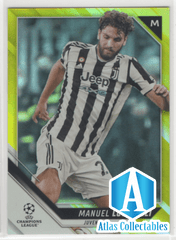 2021-22 Topps UEFA Champions League Yellow Foil #149 Manuel Locatelli /250